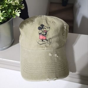 Disney olive green hat